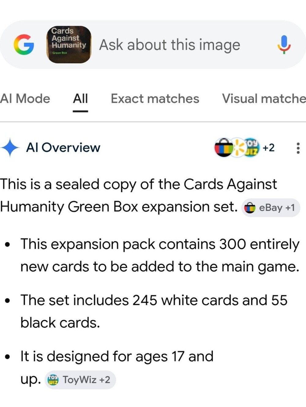 Cards Against Humanity Green Box - Picture 7 of 7